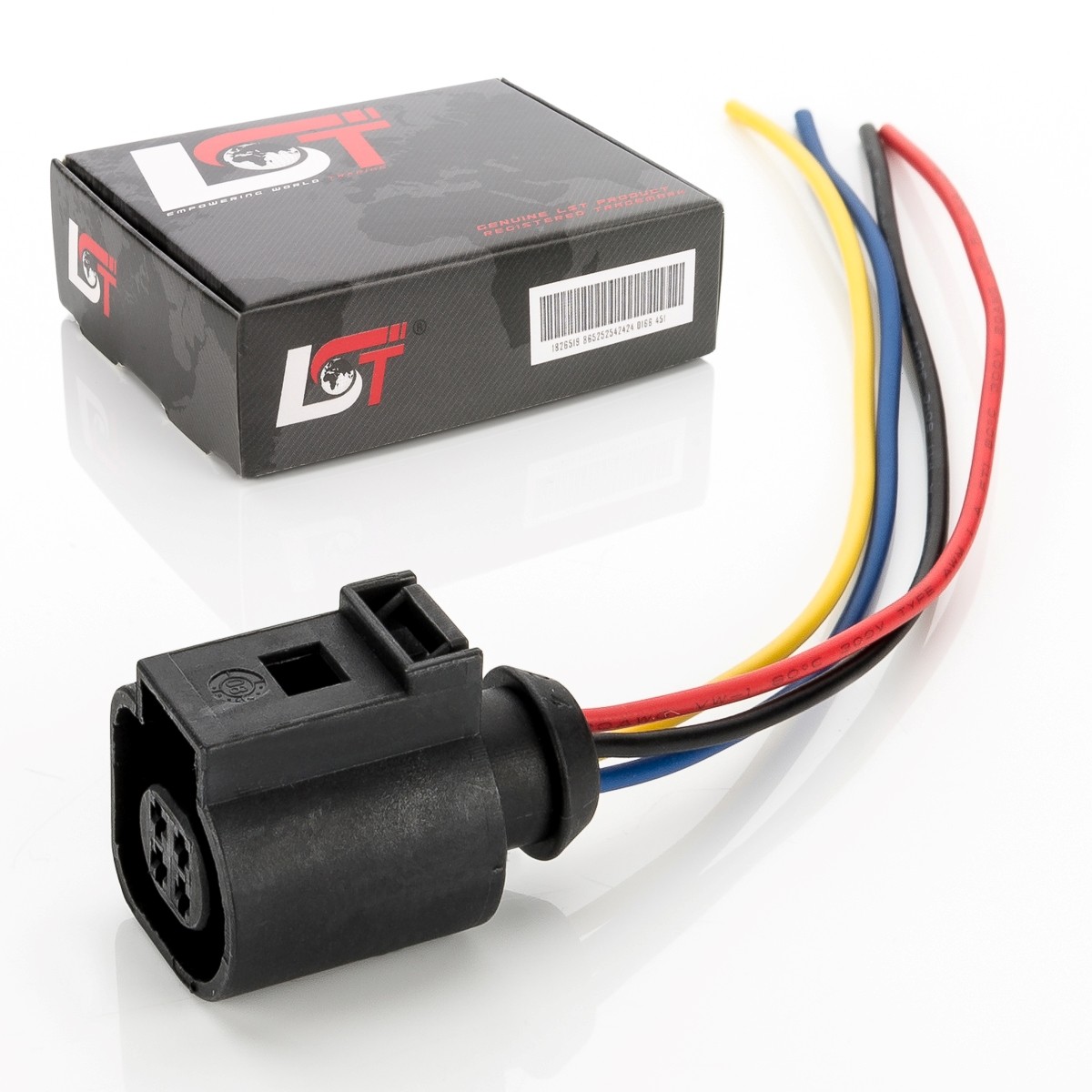 Plug Connector Repair Wiring Harness Socket 4-pin 2x2 Female for VW
