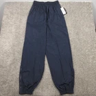 Vintage Champion Track Pants Mens XL Navy Blue Windbreaker Ankle Zip Sport Nylon