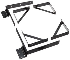 Heavy-Duty Steel Dog Gate Kit, Black, 72" W x 72" H