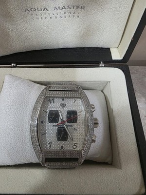 Aqua Master Diamond Watch For Man