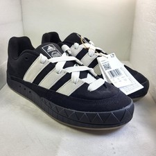 ADIDAS Adimatic Mens Trainers Suede Black Pale Grey UK10+10.5 *NEW/UNUSED*(X334)