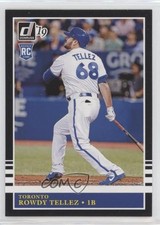 2019 Panini Donruss Retro 1985 Rowdy Tellez (Blue RC Logo White Jersey) 12hh