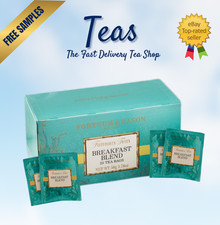 Fortnum & Mason BREAKFAST BLEND ENGLISH BLACK TEA | 25 Bags | FREE SAMPLES!