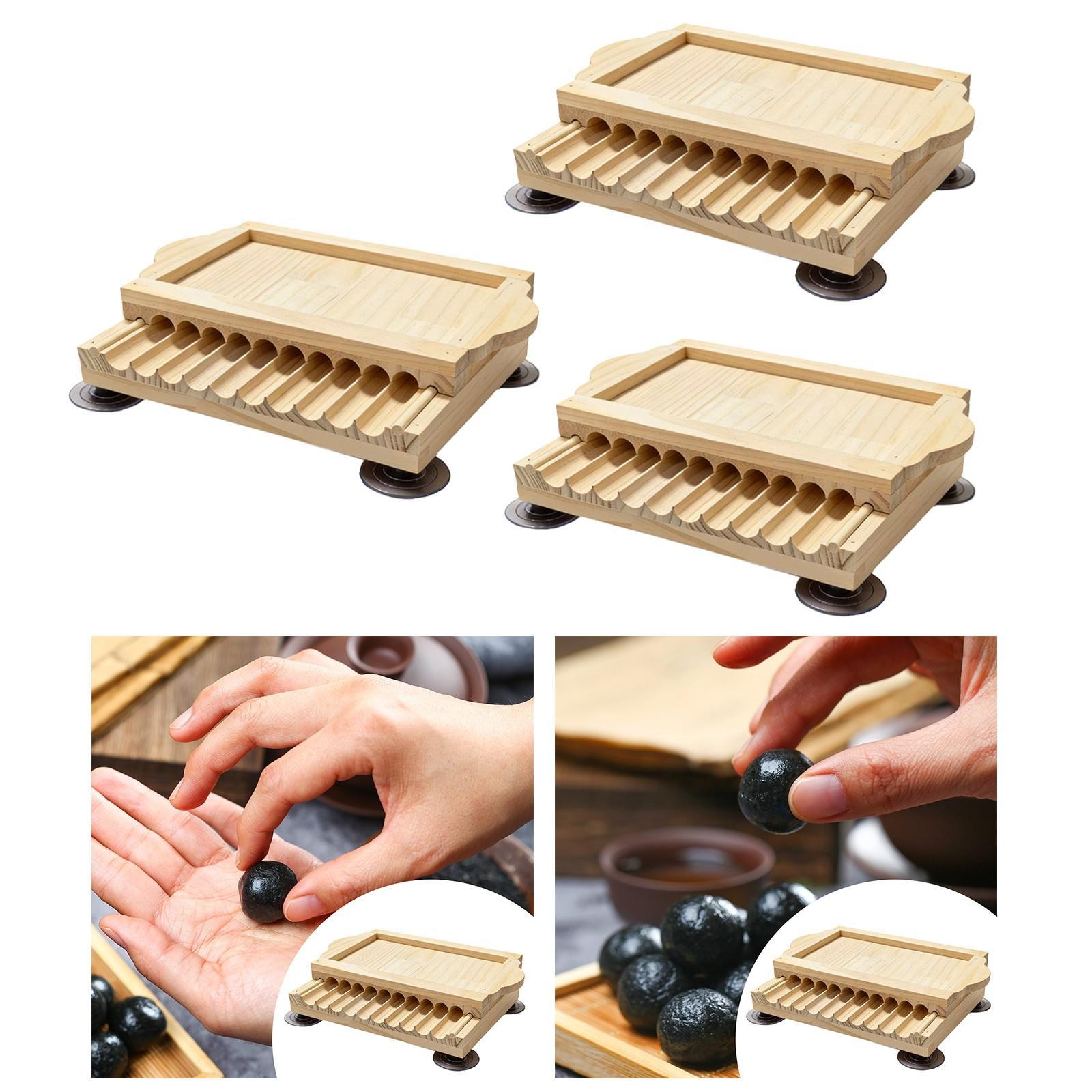 Fleischbällchenformer aus Holz, große Honigbällchen-Maschine für Restaurant,