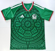 adidas Mexico 2026 Home Jersey Men's L Green FMF ClimaCool Soccer