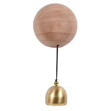 Wind Chimes Wooden Doorbell Door for Wooden Doorbell Door Decor Pendant Z7I2