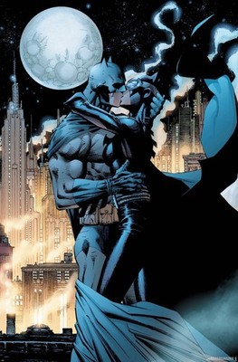 DC Comics Batman - Kissing Catwoman Wall Poster, 34L'' x 22.4W'', Premium Unfra...