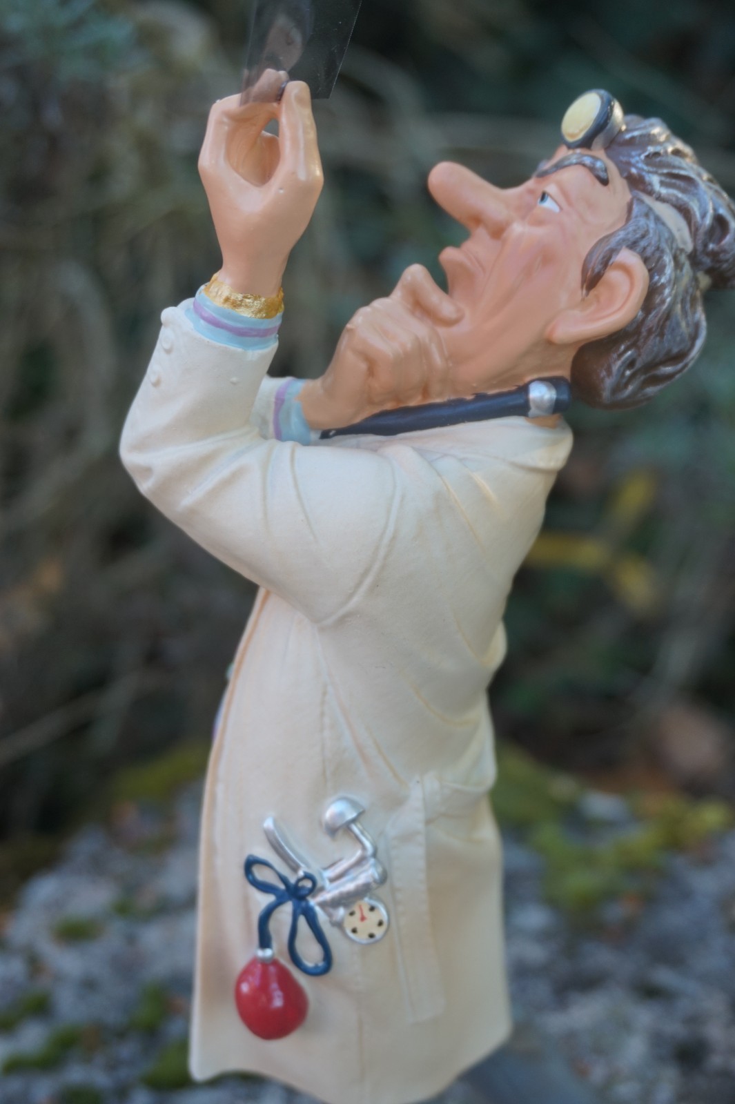 Figurine radiologue de 26 cm Profisti en résine pour décoration de cabinet