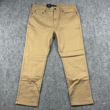 Banana Republic 5 Pocket Pant Mens 36x29 Tan Straight Leg Chino Trousers 1620338