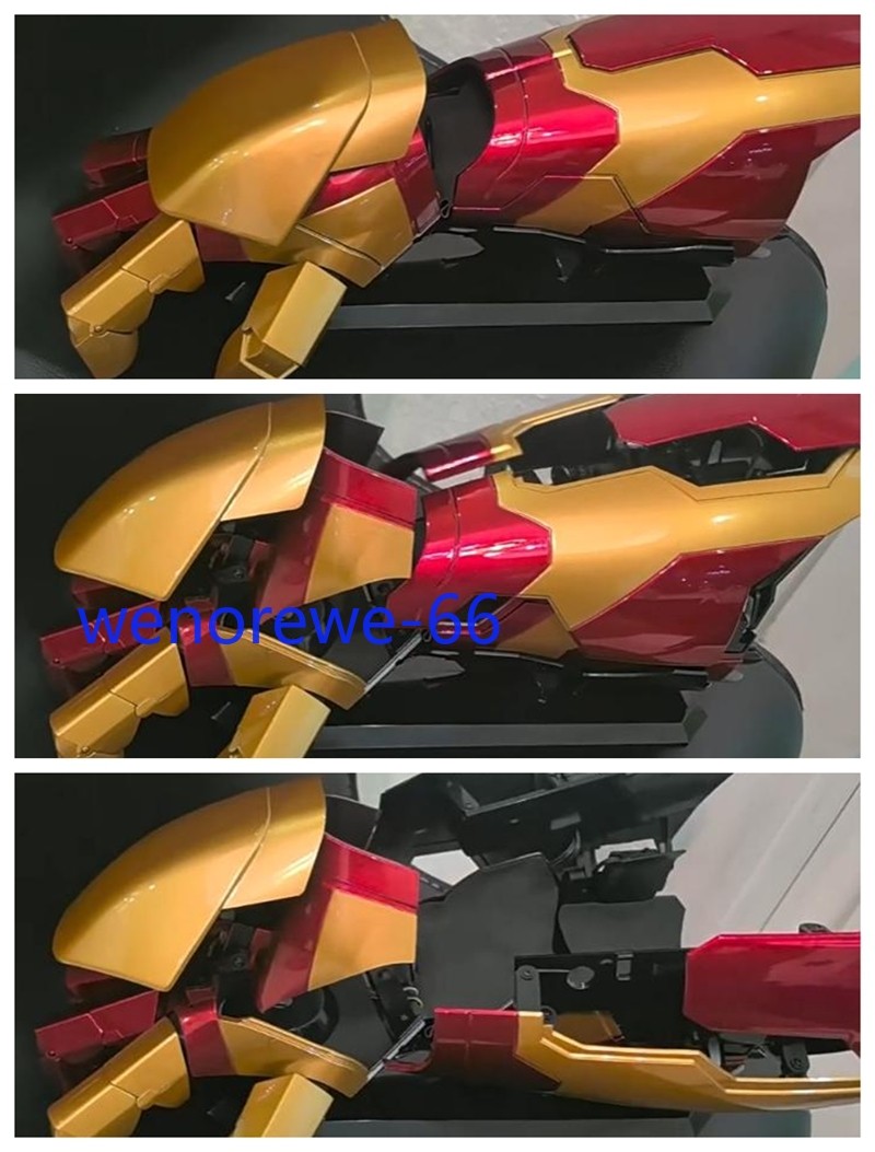 アイアンマン MK42/43 1/1 ウェアラブル アーム ガントレット Iron Man MK42 Gauntlet 1/1 Wearable Arm Glove w/ Opening