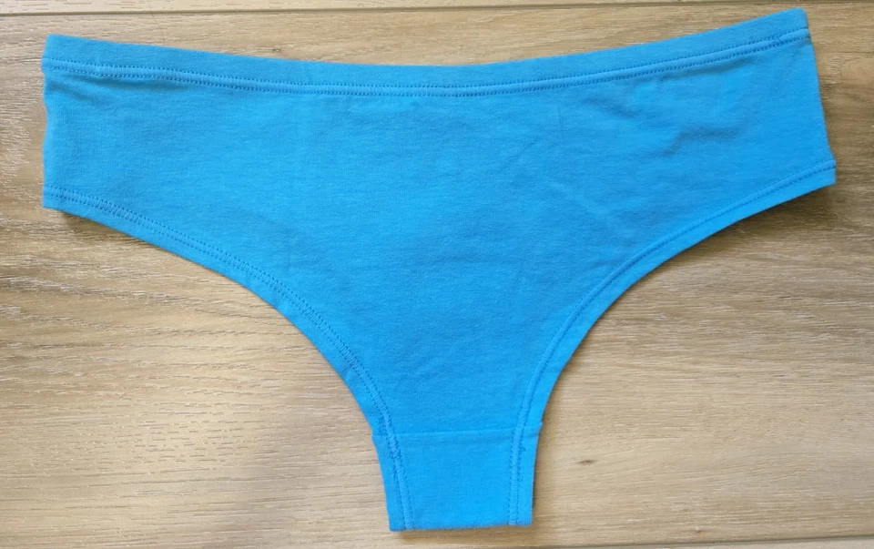 NUEVO CON ETIQUETAS Bragas Hipster Descaradas Mezcla Algodón Azul Victoria's Secret Arcos S Foto 2 de 3