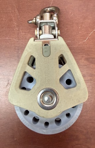 Lewmar 80mm Double Block Sailboat Pulley Used 1/2” Line