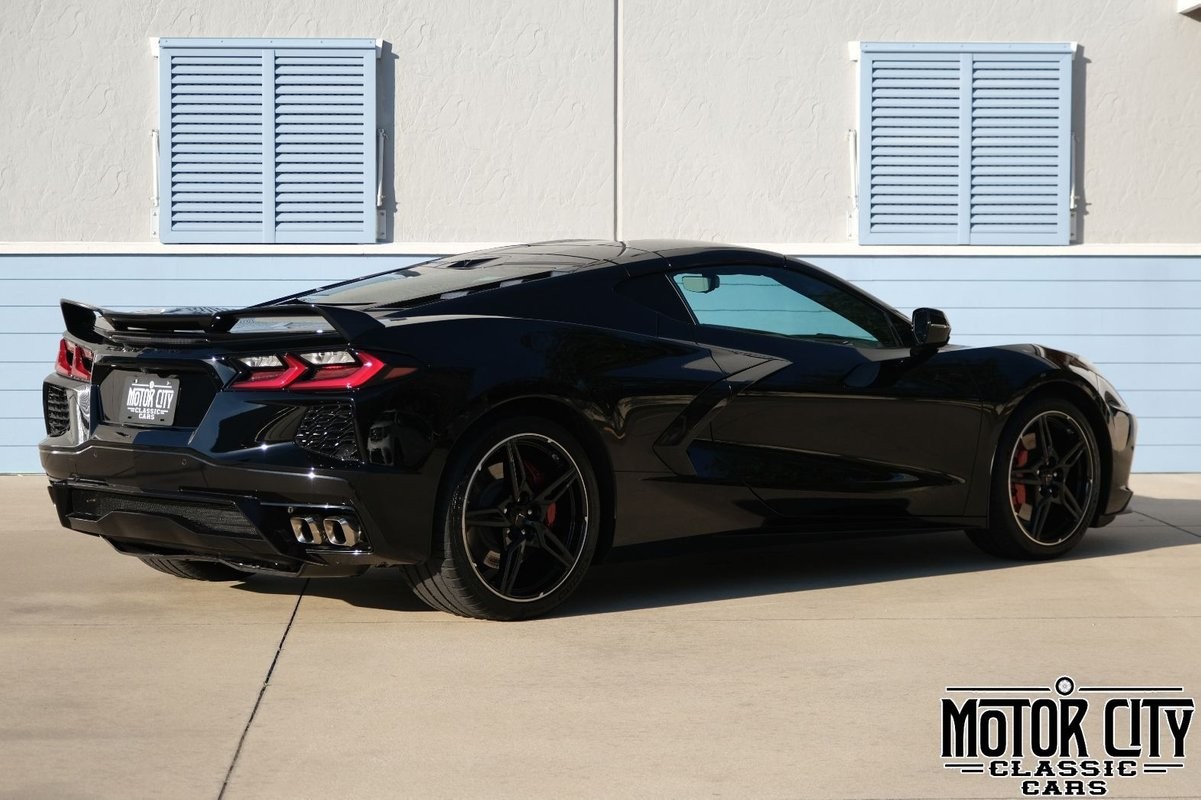 2020 Black Chevrolet Corvette   | C8 Corvette Photo 3