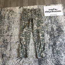 Vintage 00's Camo Army Cargo Pants Button Fly Men's Size Medium M 35x34 Y2K