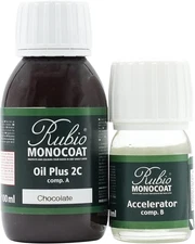 Wood Stain & Finish 65 Ft² - Chocolate | Oil plus 2C | Quick-Dry, Eco-Friendly L