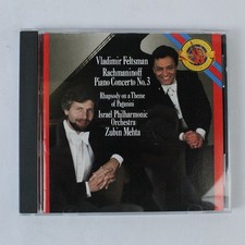 Vladimir Feltsman Rachmaninoff Piano Concerto No. 3  Rhapsody CD 1989