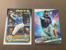 2024 Topps Series 2 - Junior Caminero - RC #628 & RC #SMLB-50