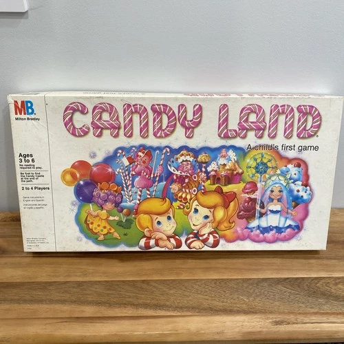 Vintage 1984 Candy Land Board Game Milton Bradley 100% Complete