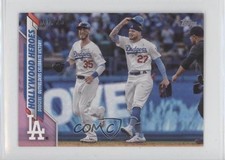 2020 Topps Mini Pink /25 Cody Bellinger Enrique Hernandez #298 12i0
