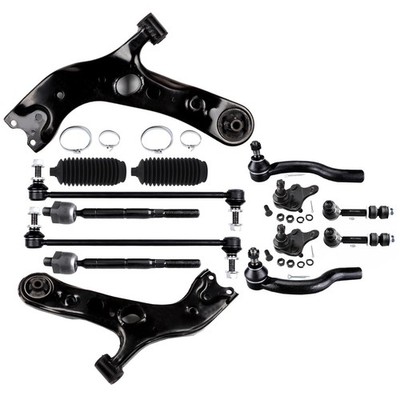 Front Control Arm Ball Joint Tie Rod Sway Bar Link Suspension Set 14pc for 06-18