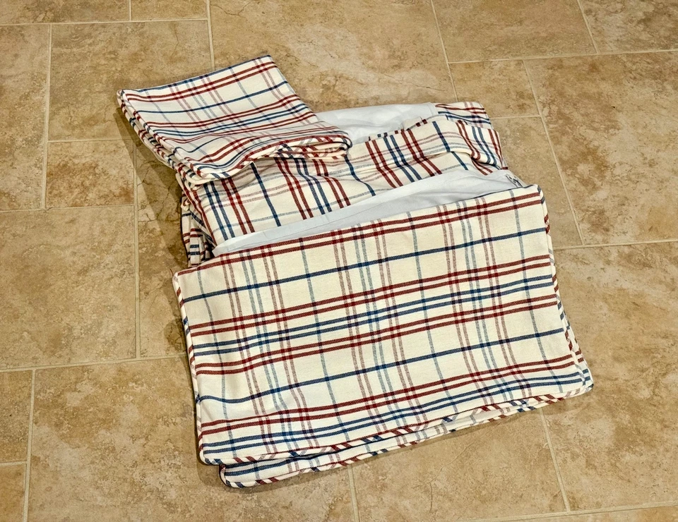 Falda de cama plisada a medida forrada personalizada - Cama tamaño completo y 2 fundas de almohada a juego Foto 4 de 4