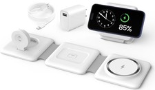 Charging Station for Apple Multiple Devices - 3 in 1 Foldable Magnetic Wireless