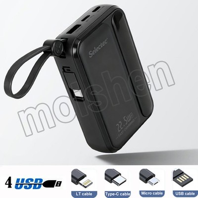 10000mAh Fast External Power Bank Backup Battery Charger Portable For Cell Phone