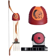 4 Arrow Quiver, Recurve Bow Quiver Arrow Holder, Brown Leather Archery Quiver...