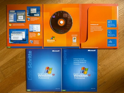 Microsoft Windows XP Professional inkl. Service Pack 2 (sehr guter Zustand)