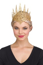 Glitter Queen Crown Gold 