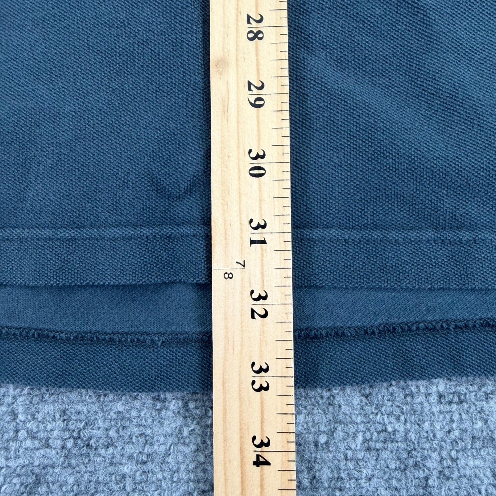 Lacoste Polo Shirt Mens 7 Gray Vintage Washed Short Sleeve Preppy thumbnail 5