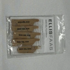 Ellis Faas Skin Veil Foundation Sample S101 Light - Lot Of (5) Travel - 18406