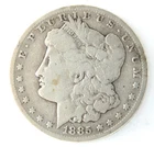 United States 1885-CC Morgan $1 90% Silver Dollar Carson City Mint Coin