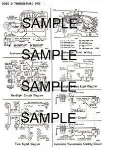 Wiring Diagram 1956 Ford Fairlane Sunliner - Complete Wiring Schemas