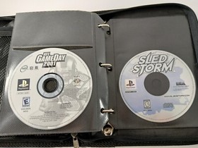 Vintage Playstation PS1 Game & Memory Card Storage Case FULL OF 27 VIDEO GAMES