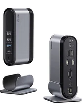 NEW OPEN BOX Baseus Unionjoy BS-OH091 14-Port 3-Screen USB-C Hub Docking Adapter