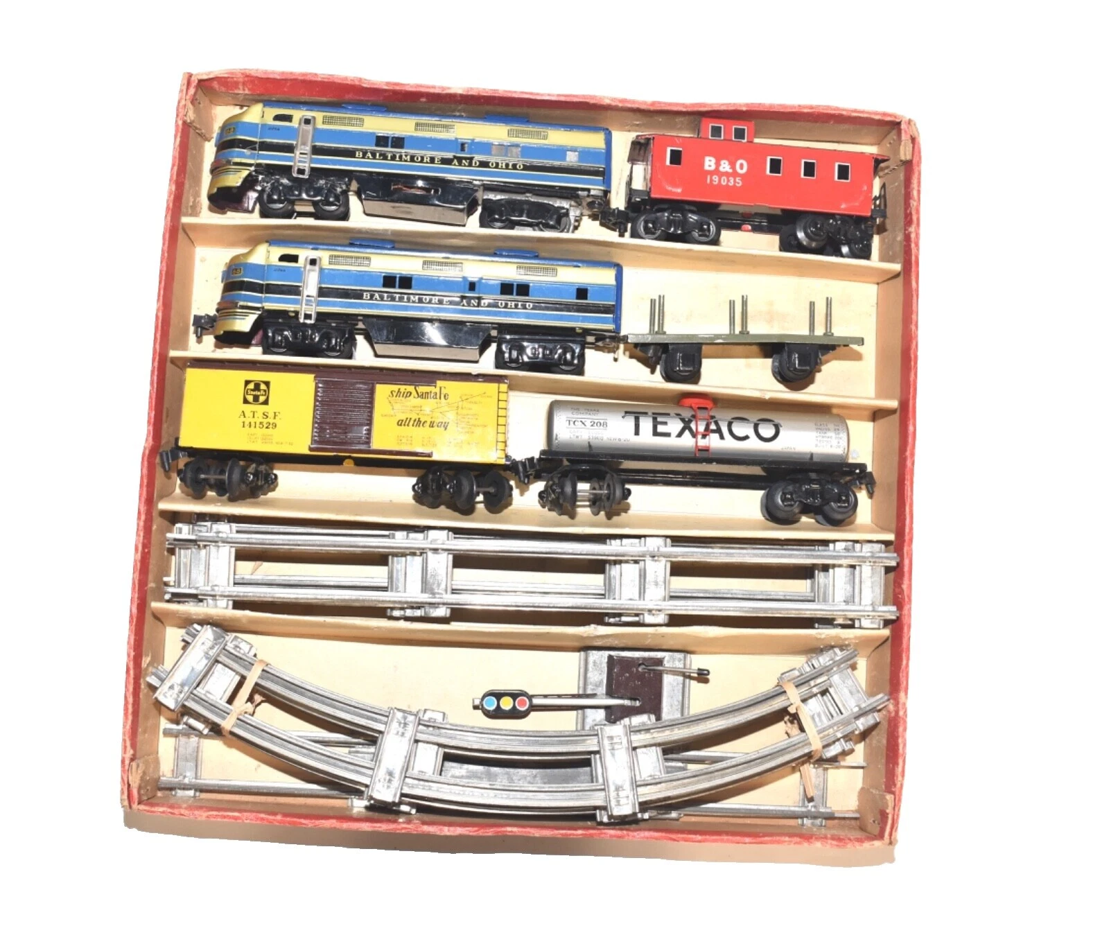 Los trenes juguetes de batería (antes de 1970)