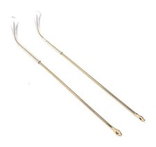 Genuine RAYBAN Temple Arms Replacements RB3025 Aviator 140mm Gold 001 Clear Tips