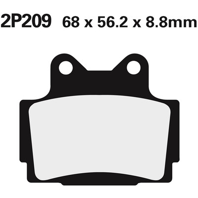 20814 - Compatible with YAMAHA FZS 600 FAZER S (RJ02) 600 2001 PAD, BRAKE, REAR