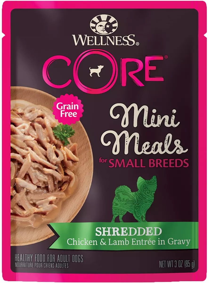 Wellness core grain top free dog food ingredients
