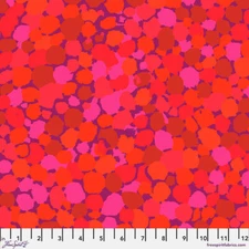 KAFFE FASSETT BRANDON MABLY REFLECTIONS BM087 FUCHSIA SPOTS GEOMETRIC FABRIC HY