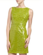 Marc New York Mini 6 NWT Sequins Green Sexy Chic Party Dress