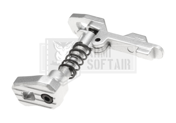 Aps Selettore Sgancio Caricatore Ambidestro Phantom Asg M4 V2 Cnc Argent Softair-image