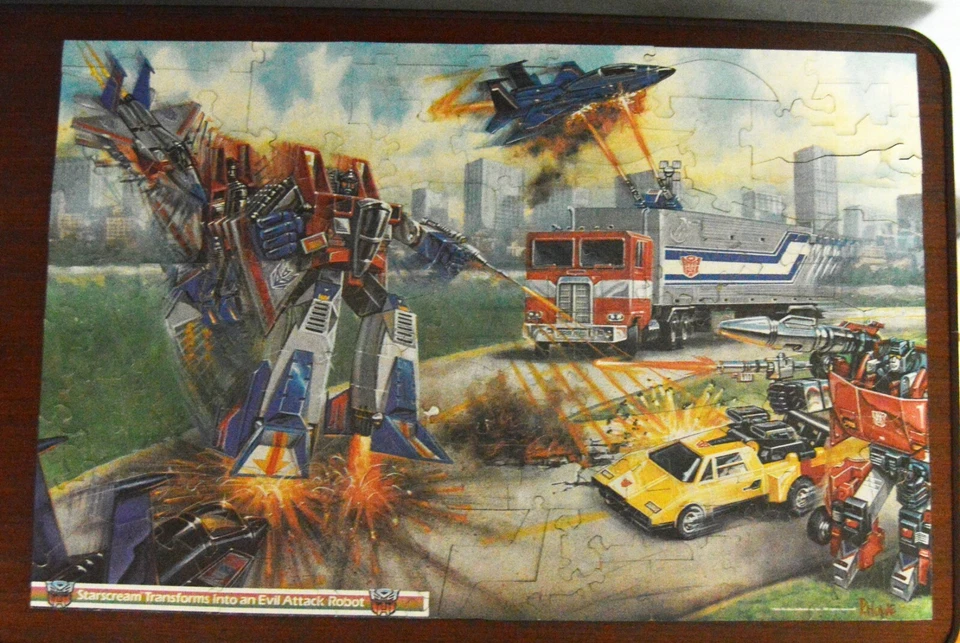 Rompecabezas de pie Transformers 3D de colección 1984 años 80 Foto 2 de 4