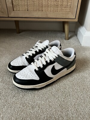 nike dunk black grey white