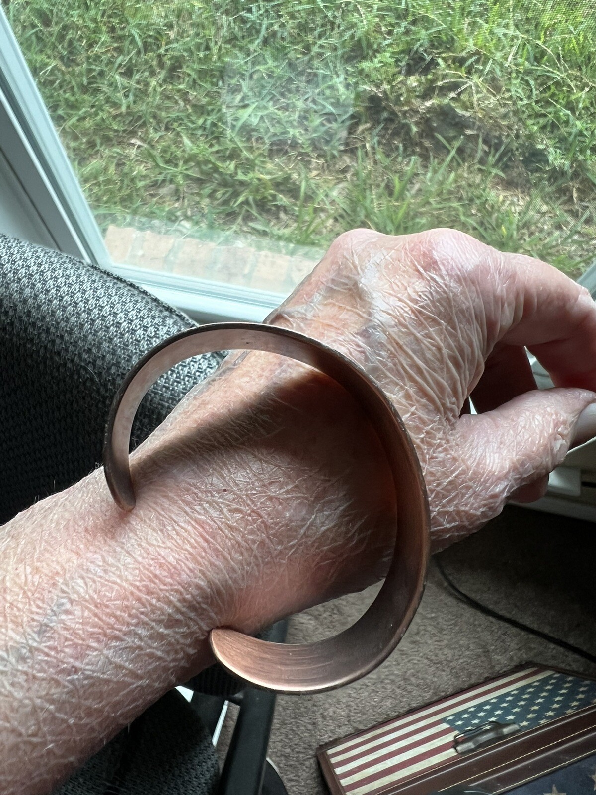 J. Marie Solid Copper Cuff Bracelet - image 10