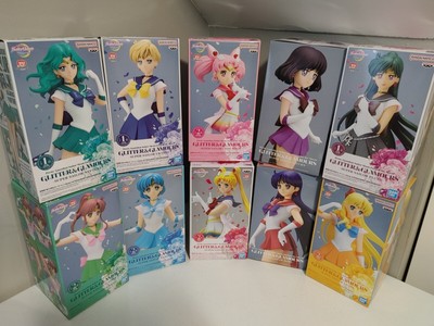 Sailor Moon GLITTER & GLAMOURS Lot Of 10. Venus, Mars, Jupiter, Chibi, Saturn+++