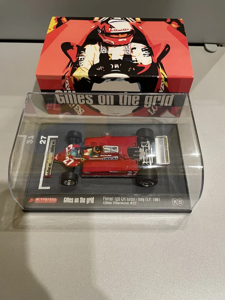 Brumm Kbb02 (Giappone) Ferrari 126 Ck Turbo Gp Italy 1981 Villeneuve #27 - Immagine 3 di 4