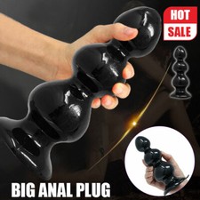 EXTRA BIG LARGE JELLY ANAL BUTT PLUG DILDO SUCTION CUP SEX TOY FOR MEN WOMEN