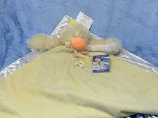 Baby Baby Blankets  Beyond yellow duck duckling security blanket satin  velour